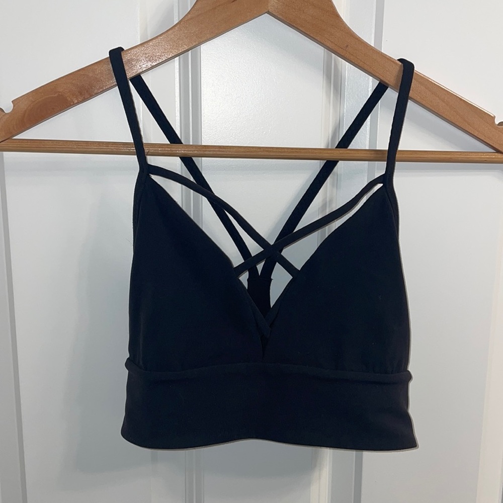 Lululemon strappy bra. Size 4. Bra pads NOT included.